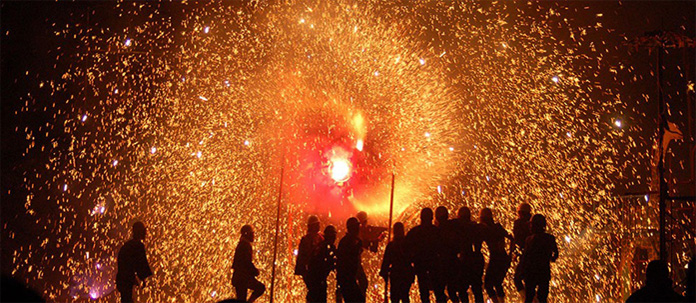 Hand-made fireworks