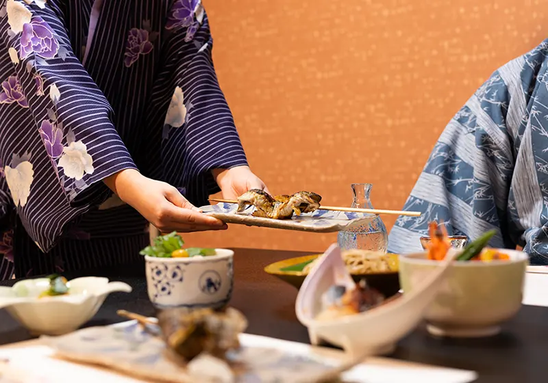 夕食